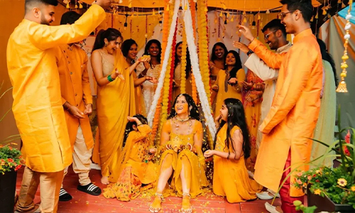Mehendi, Haldi and Sangeet Functions
